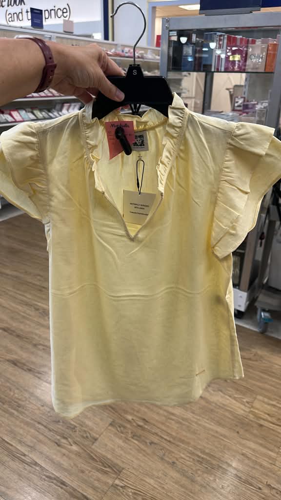Blusa Mujer/ / Mangas corta / Amarillo / AK / MRS112626-4869