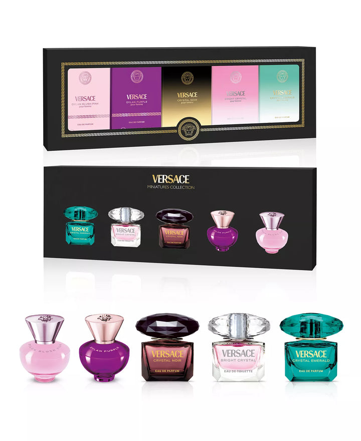 DC / Set de regalo en spray / mini eau de parfum de 5 piezas  0,17 onzas C/U / Versace