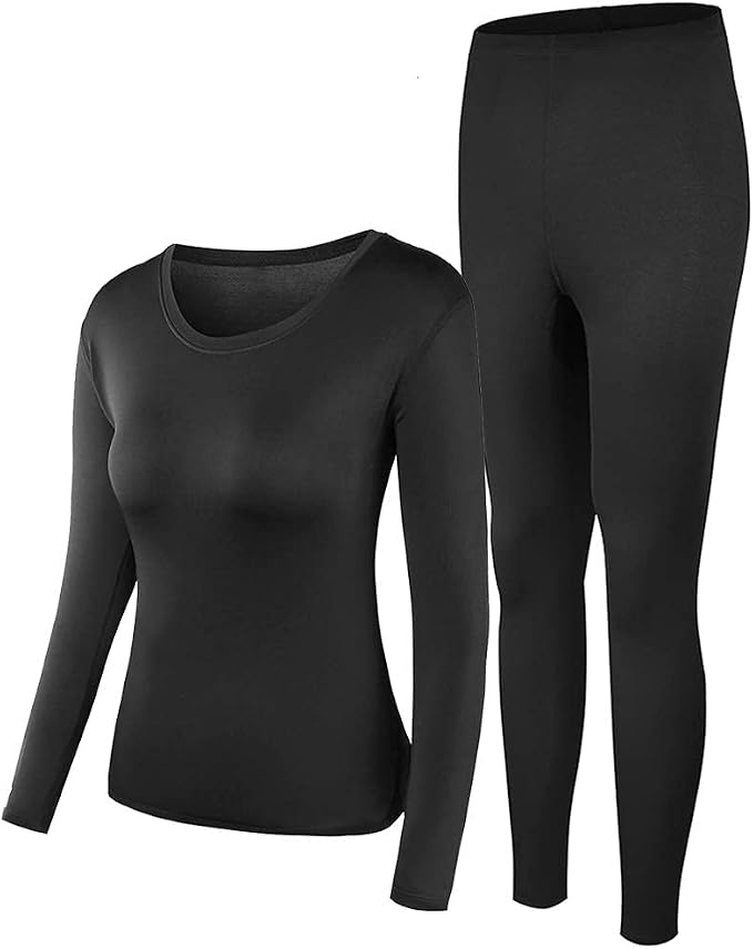 DC / Conjunto de ropa interior térmica para mujer / 2 Piezas / Talla S /  PISIQI