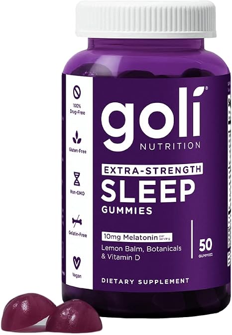 AP / Golí / Nutrition / Extra- Strench / Sleep / 10mg Melatonin / 50 Gummies