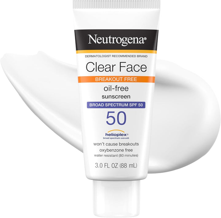 Cuidado personal / Clear Face Oil-Free Sunscreen SPF 50 / Neutrogena / 88 mL / AMZ072326-VG