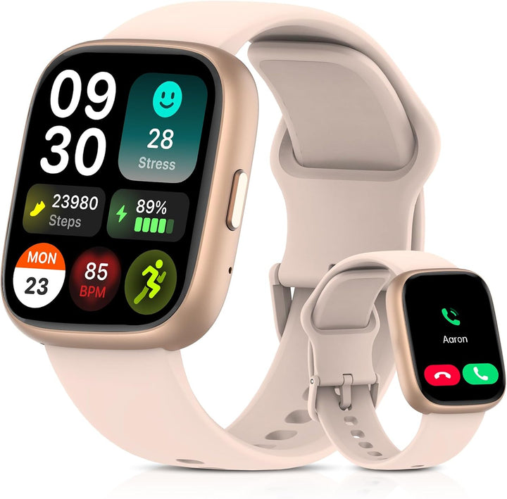 AP / Reloj Inteligente actualizado 2026 con Alexa Incorporado / EchoByte / Rosa