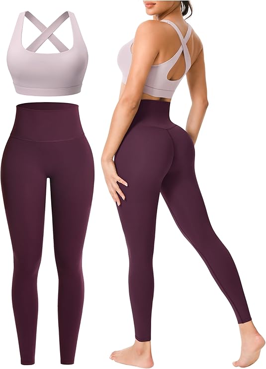 DC / Conjuntos de entrenamiento para mujer, 2 piezas / Morado claro y morado/ PINKSAVIOR /  Talla-M