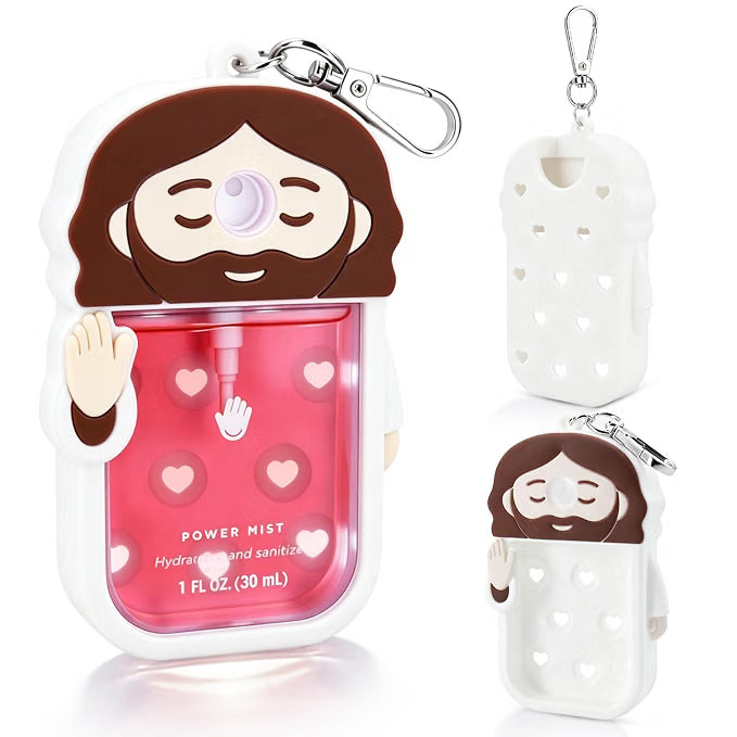 DC / Funda de silicona compatible con el spray desinfectante de manos Touchland, Blanco / SBZYHYCJ