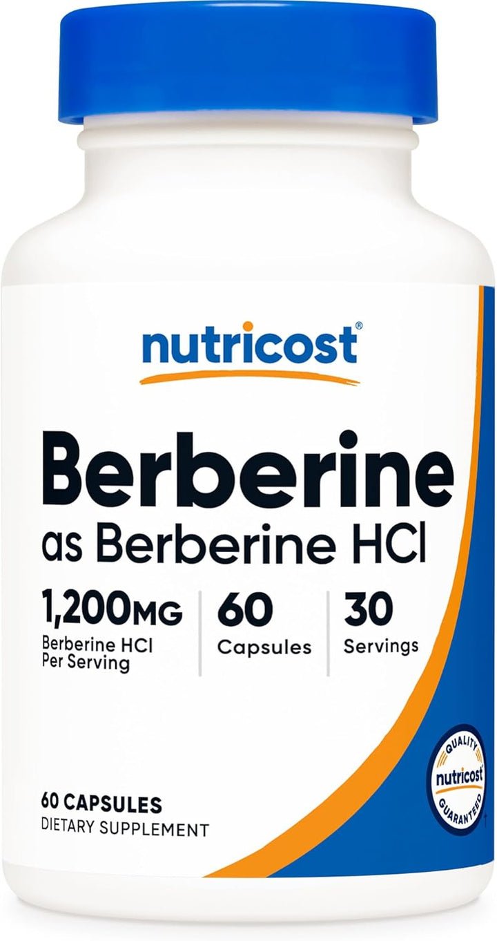 Nutricost / Berberine HCl 1200mg / 60 Vegetarian Capsules