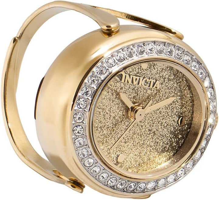 DC / Mini Anillo Lady para dedos /  Esfera PC11 Cuarzo / Dorado / Invicta