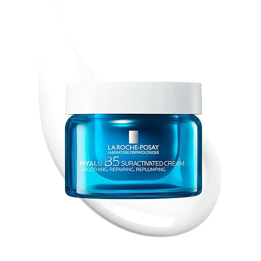 DC / La Roche-Posay Hyalu B5 - Crema facial reafirmante antiarrugas súper activada, 3 formas de ácido hialurónico + vitamina B5 + ectoína, hidratante facial antienvejecimiento reafirma la piel + fortalece