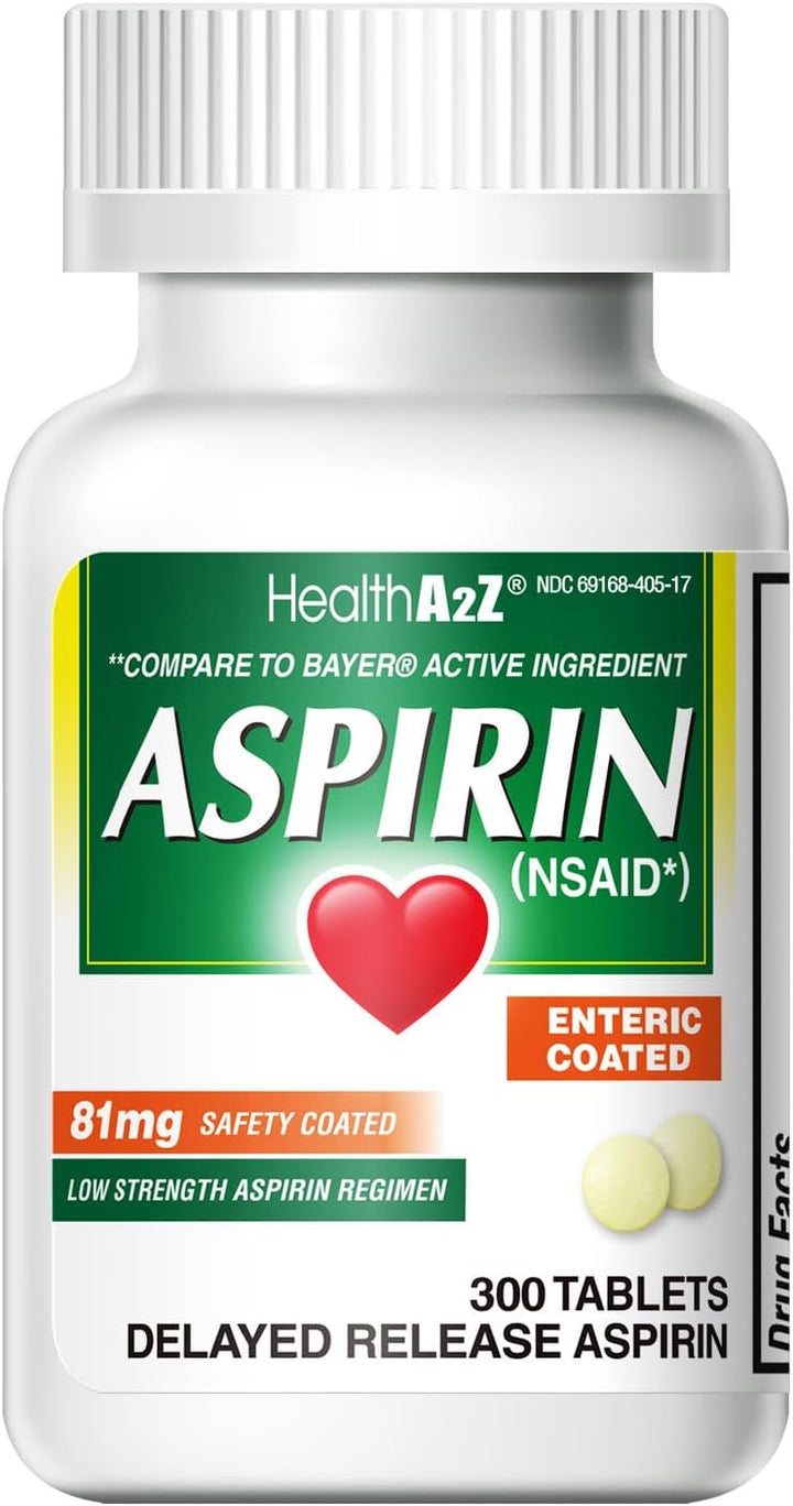 HealthA2Z / Aspirina 81 mg / 300 Tablets