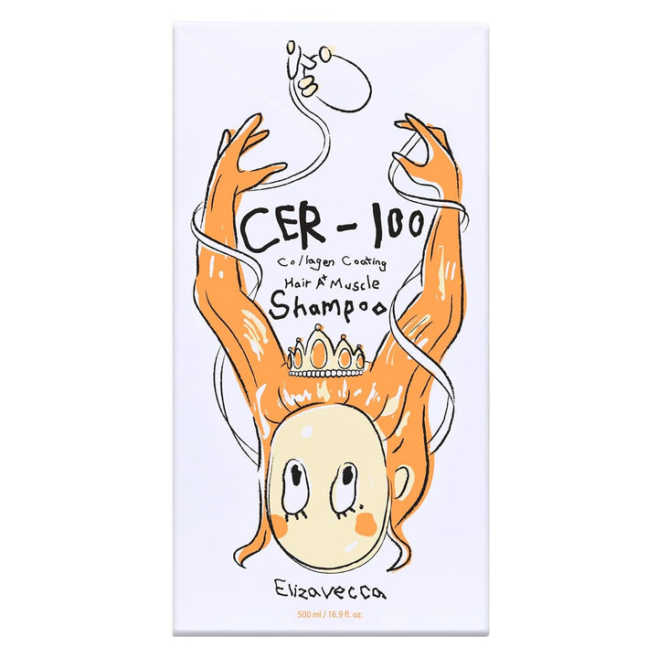 Cuidado personal / CER-100 Collagen Coating Hair A+ Muscle Shampoo / Elizavecca /  MISC 2025