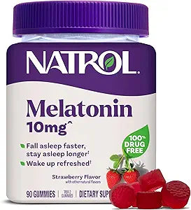 Natrol / Melatonin /  Sleep Support for Adults / 10mg / 90 Gummies