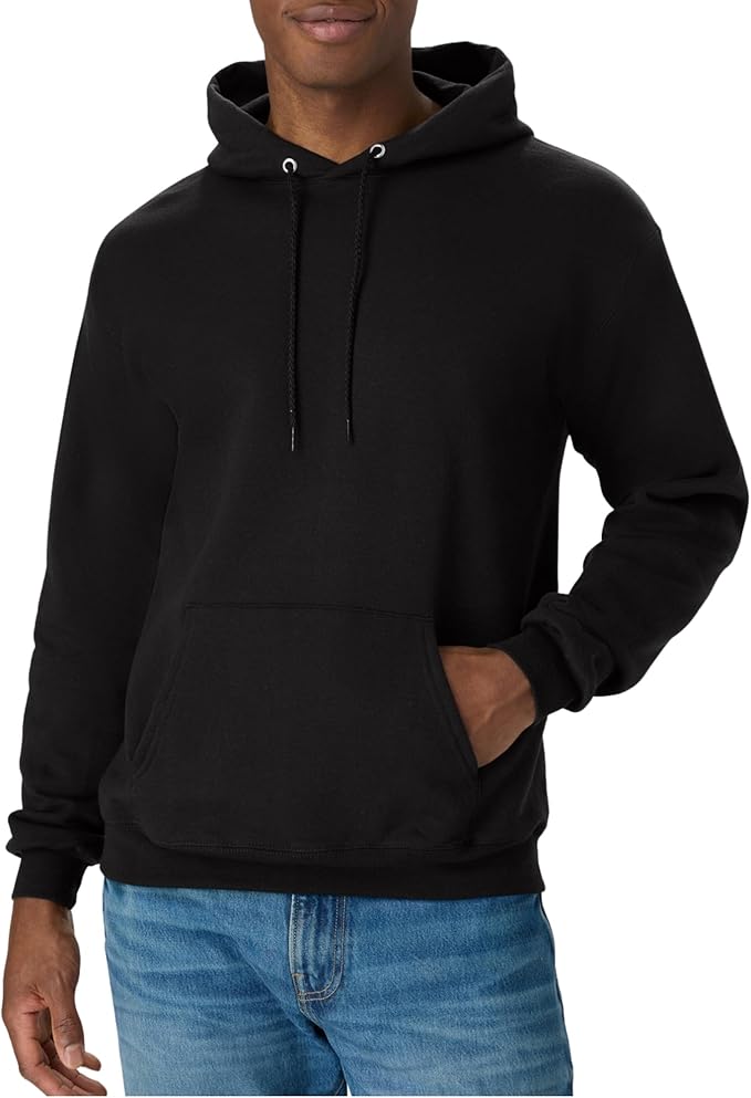 DC / Sudadera con capucha EcoSmart para hombre / Talla M / Negro / Hanes