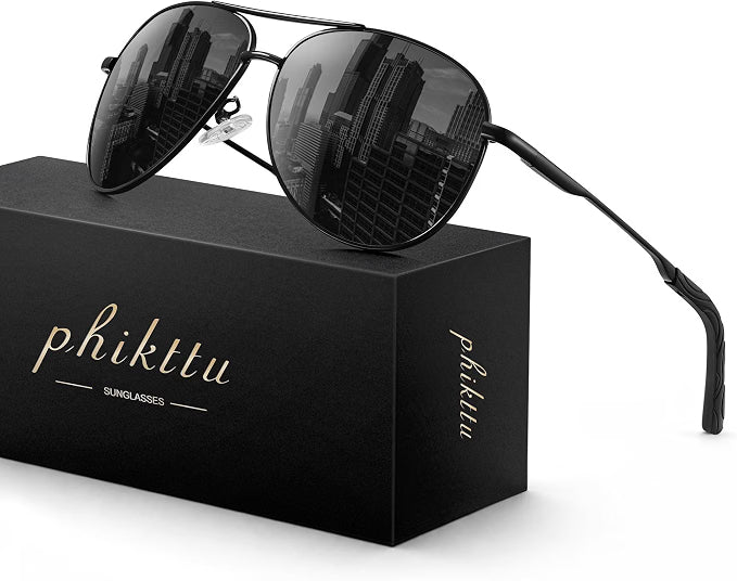 DC / Gafas de sol polarizadas aviador / phikttu
