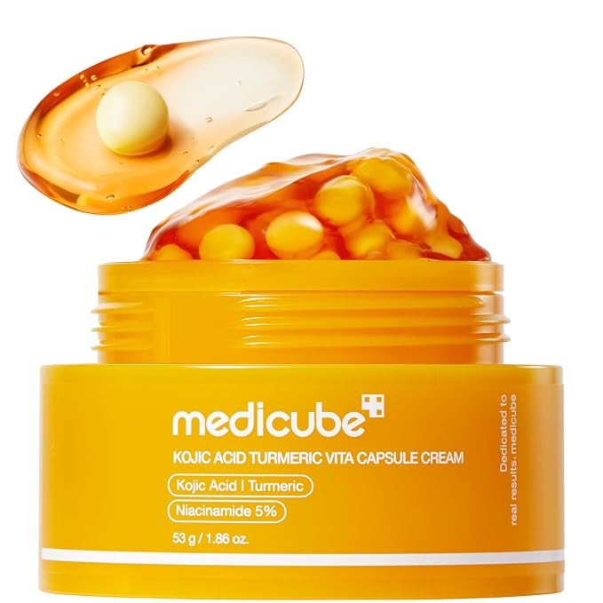 DC /  Crema cápsula con ácido kójico y cúrcuma para un tono desigual de piel / 53g / Medicube