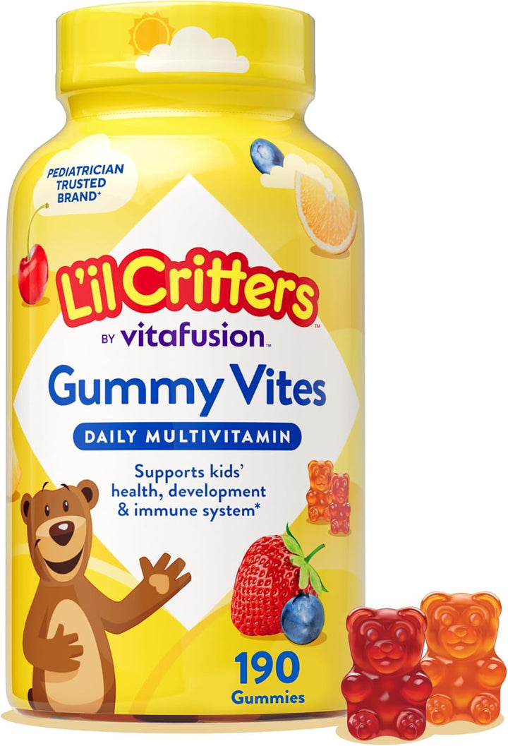 Vitamina / Suplemento / Multivitamínico / L'IL CRITTERS - Gummy Vites Multivitamin / 190 Gummies