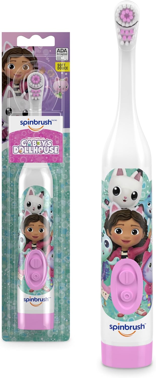 Higiene dental / Cepillo de Dientes / Infantil / SpinBrush - Battery Powered Toothbrush Gabby's Dollhouse