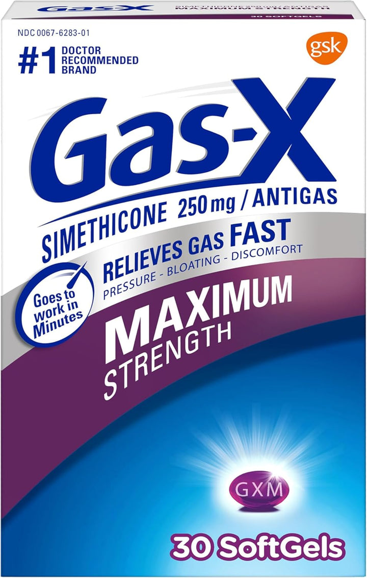 Medicamento / Digestión / Alivio de Gases / Gas-X Maximum Strength with Simethicone 250 mg