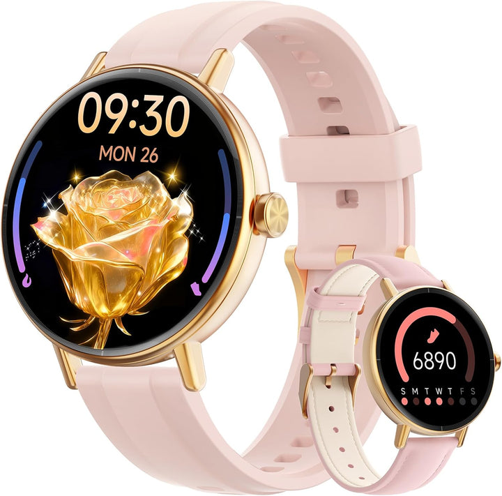DC / Reloj inteligente para mujer / Rosa / 2 correas