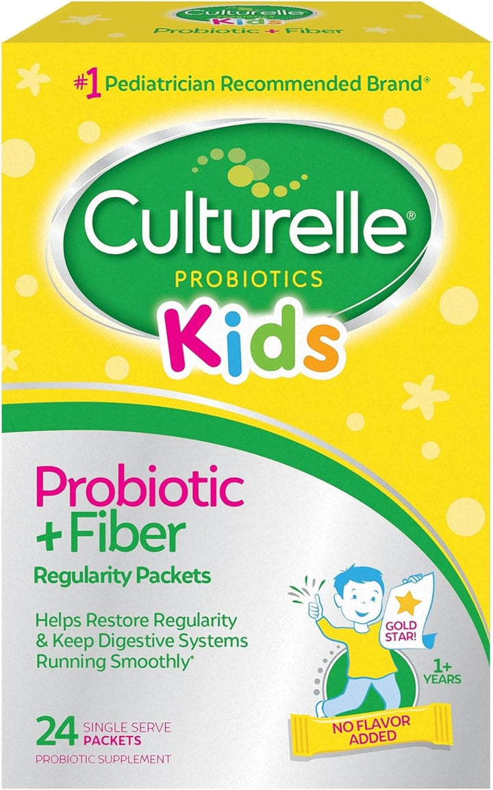 Vitamina / Suplemento / Soporte Digestivo e Inmunológico / Probiótico / Fibra / CULTURELLE KIDS - Probiotic + Fiber / 24 Unidades