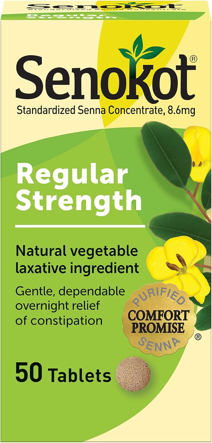 Medicamento / Laxante / Estreñimiento / SENOKOT - Regular Strength Natural Vegetal Laxative