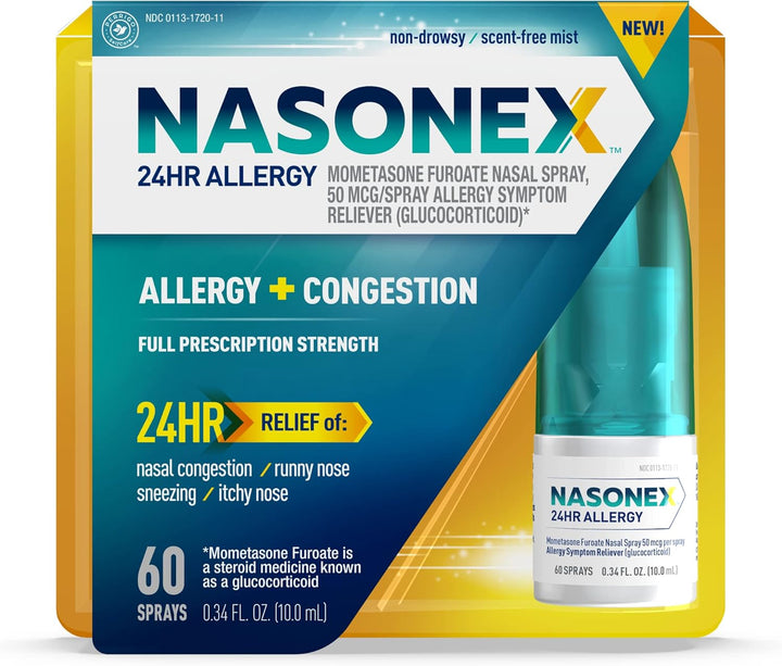 Medicamento / Alergias / Congestión Nasal / NASONEX - 24HR Allergy / Nasal Spray