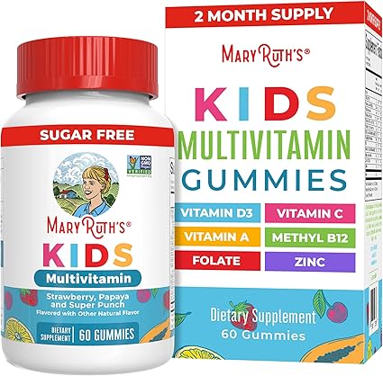 DC / Gomitas multivitamínicas para niños / sin azúcar / 60 unidades / MARYRUTH'S