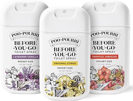 DC / Desodorizador instantáneo de olores de baño / Aerosol pack 3 / 30ml c/u / Poo-Pourri