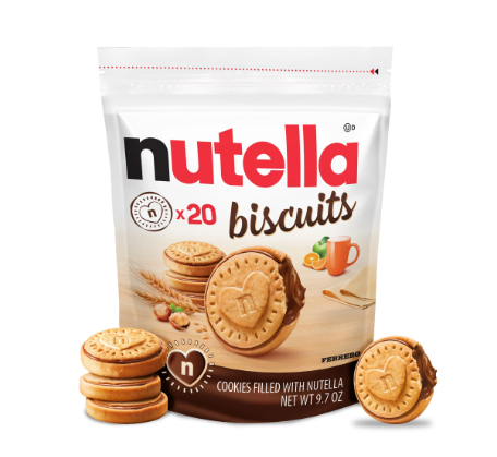 Antojos / Galletas / NUTELLA - Biscuits / 20 Galletas / 9.7 oz