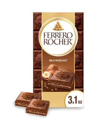 Antojos / Chocolates / FERRERO ROCHER - Milk Chocolate Hazelnut / 3.1 oz