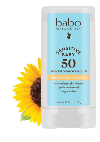 Babo Botanicals - Sensitive Baby Mineral Sunscreen Stick
