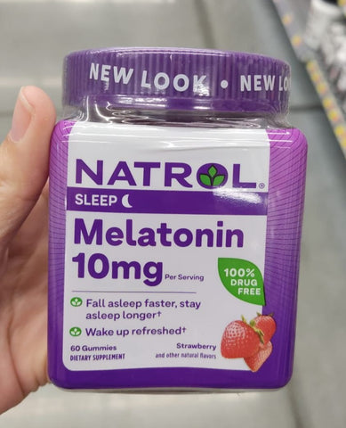 NATROL SLEEP - MELATONIN 10mg/ 60 Gummies