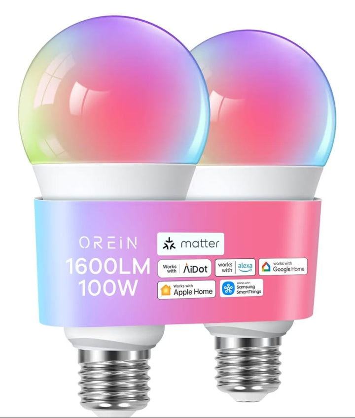 Bombilla inteligente, 1600 lúmenes, equivalente a 100 W