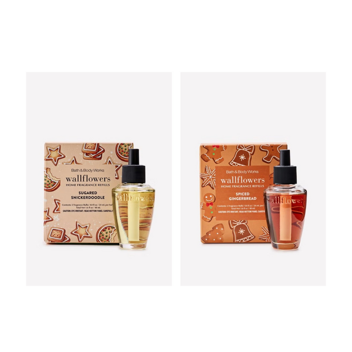 AP / 2 x 11,500 - Wallflowers Refills / BBW / Sugared Snickerdoodle & Spiced Gingerbread
