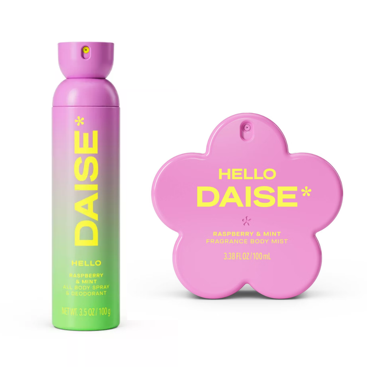 AP / 2 x 15,500 / DAISE / Body Mist & Full Body Deodorant Spray / HELLO