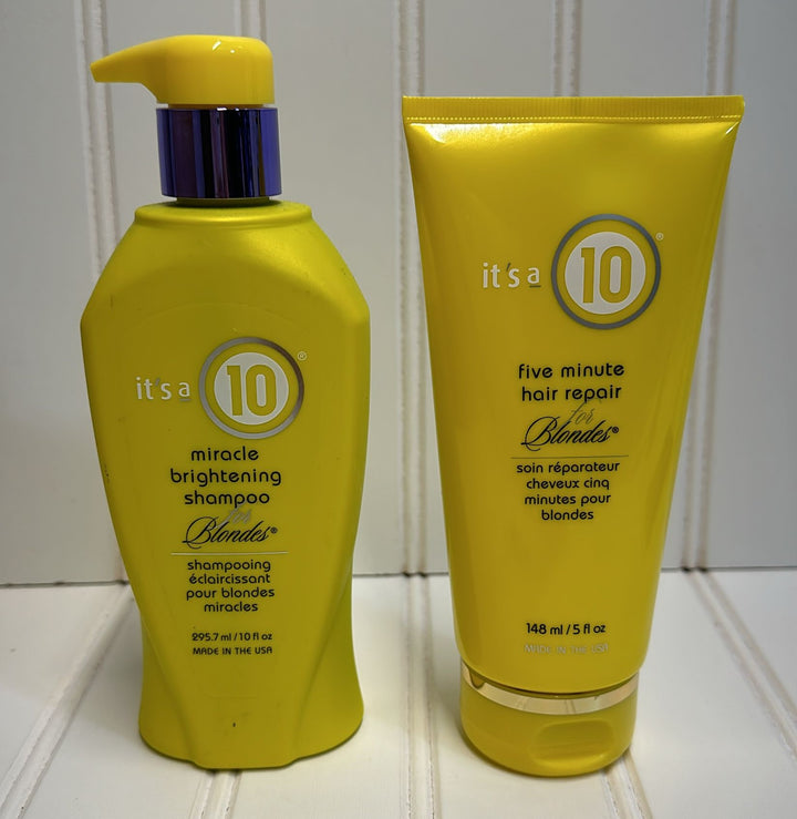 Cuidado personal / Shampoo + Tratamiento para Cabello Rubio / Dúo / It's a 10 /  MISC 2025