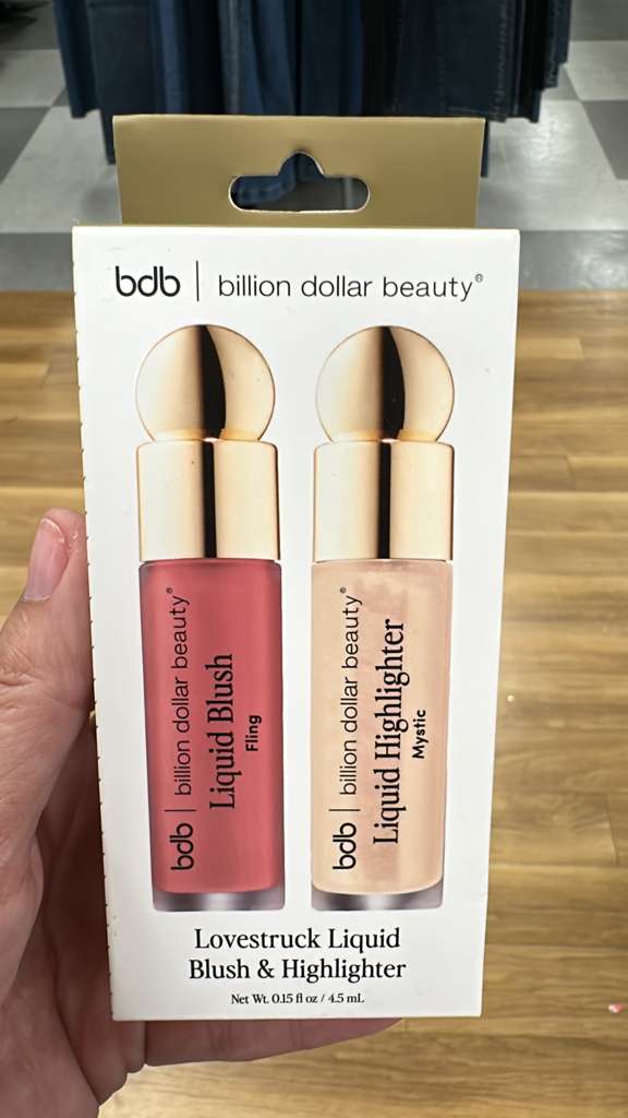 Maquillaje / Navidad / Regalitos / Liquid Blush and Highlighter Duo / Billion Dollar Beauty / TJ111625-8427