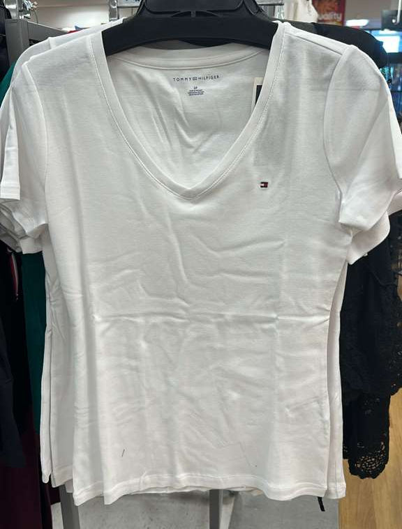 Blusa mujer / manga corta / blanca / TH / TJ111725-5673