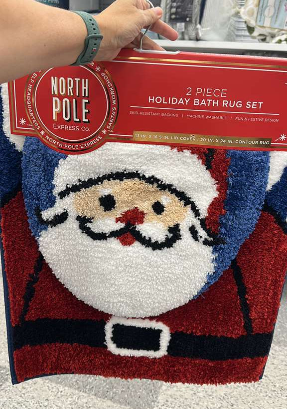 Hogar / Juego de alfombra y tapa para baño / North Pole / R112125-5294-2