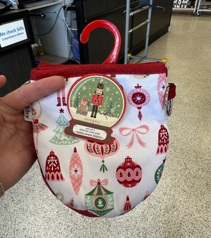 Hogar / Navidad / Set de 2 mini guantes para horno / Esferas Navideñas / ZZ / R111825-5291-3