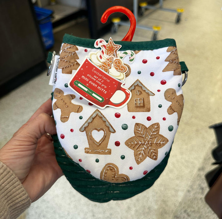 Hogar / Navidad / Set de 2 mini guantes para horno / Casita de Jengibre / ZZ / R111825-5291-3