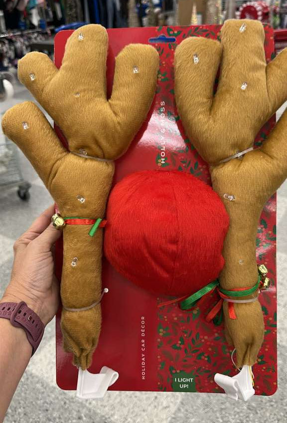 Hogar / Decoración / Navidad / Asta de reno y nariz roja para carro / ZZ / R112325-5296-1