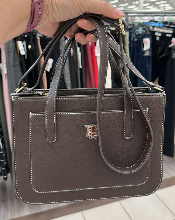 Bolso mediano / Caoba / TH / B112525-73641