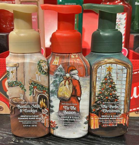 Cuidado personal /Santa's Milk/'Tis The Season/The Perfect Christmas / JABON MANOS / Trío / BBW / BBW112525-2976