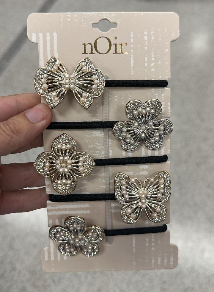 Accesorios / Set colas para cabello / NOIR / R112825-5301-9