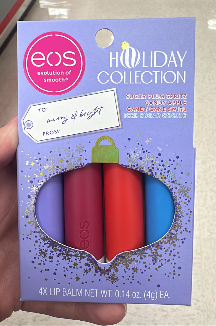 EOS / Holiday Lip Balm Variety  / 4 Pack / T112425-3801-4
