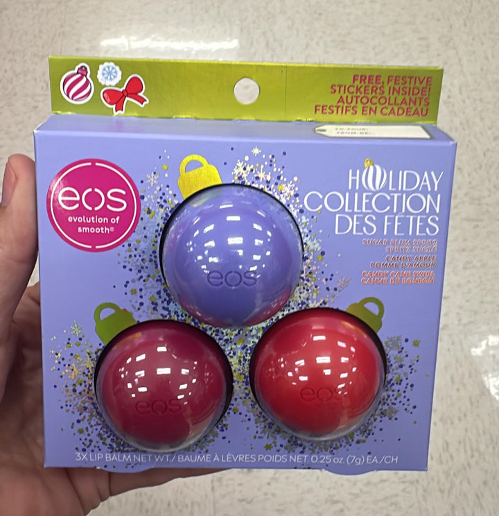 EOS / Holiday Lip Balm Spheres  / 3 Pack / T112425-3801-4