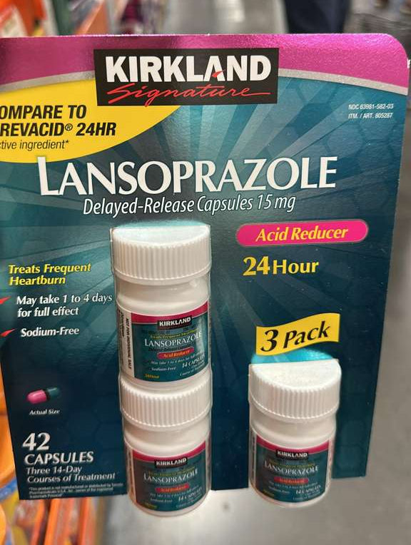 Kirkland Signature / Lansoprazol 15 mg / 3 Pack / 42 Capsules MISC 2025