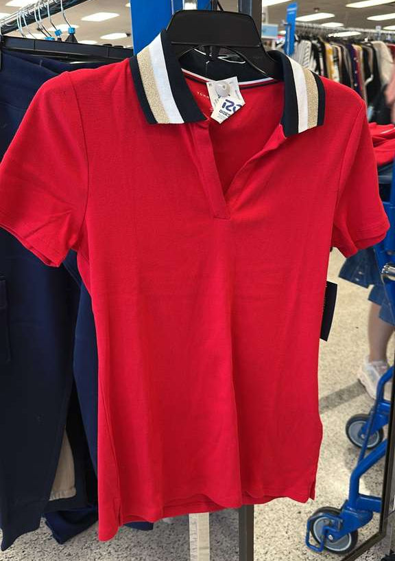 Blusa mujer / manga corta / Roja / TH / R120425-5308-2