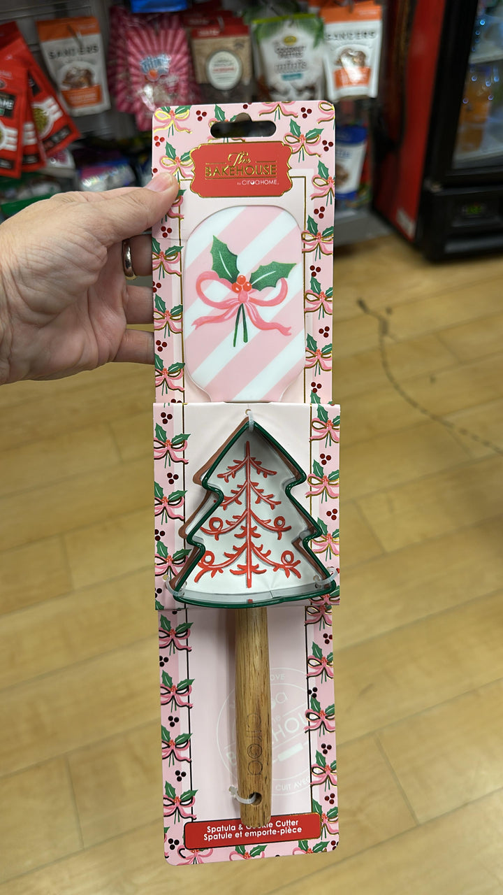 Hogar / Navidad / Juego de Espátula con Cortador de Galletas / Arbolito Navidad / The Bakehouse  by Ciroa / MRS120725-1553