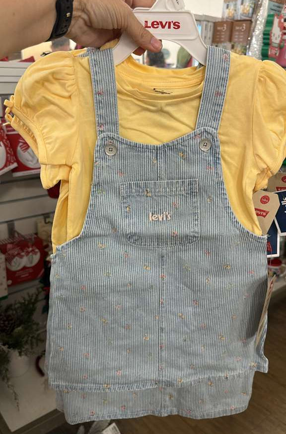 Ropa infantil / Conjunto overol y camiseta / LEVI'S / MRS121425-4140