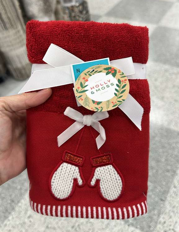 Hogar / Navidad / Juego de 2 Toallas de Mano / ZZ / R121425-5318-8